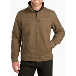 KUHL Men's Burr Jacket -Winter Jacket Shop 1052 burr jacket khaki front