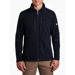 KUHL Men's Interceptr Fleece Jacket 9 KUHL Men's Interceptr Fleece Jacket -Winter Jacket Shop 3183 Interceptr FZ Mutiny Blue Front