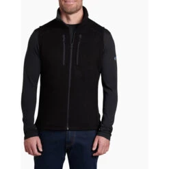 KUHL Men's Interceptr Vest -Winter Jacket Shop 3186 Interceptr Vest Black Front